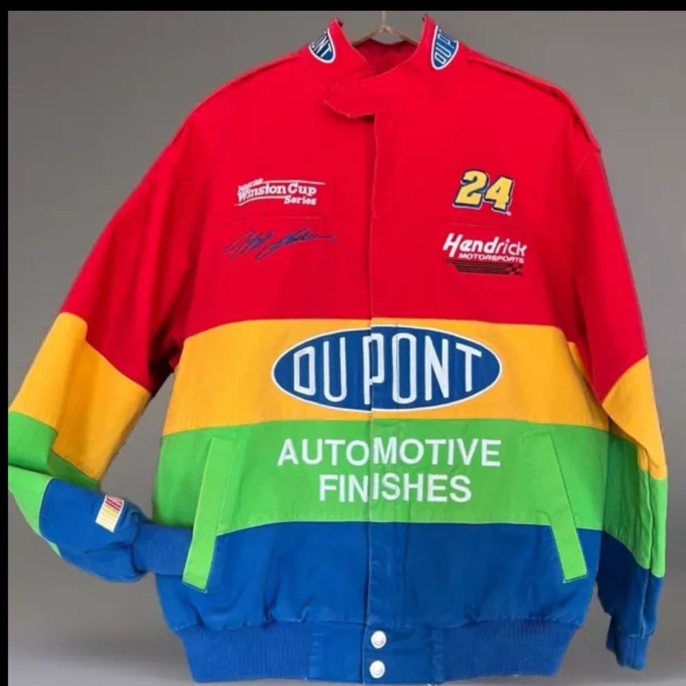 Vintage 90s Chase Authentics Jeff Gordon NASCAR Jacket